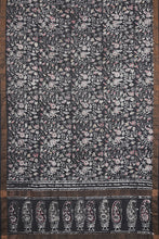 Load image into Gallery viewer, Hand woven jari border cotton saree with Indonesian style of hand batik with natural dye